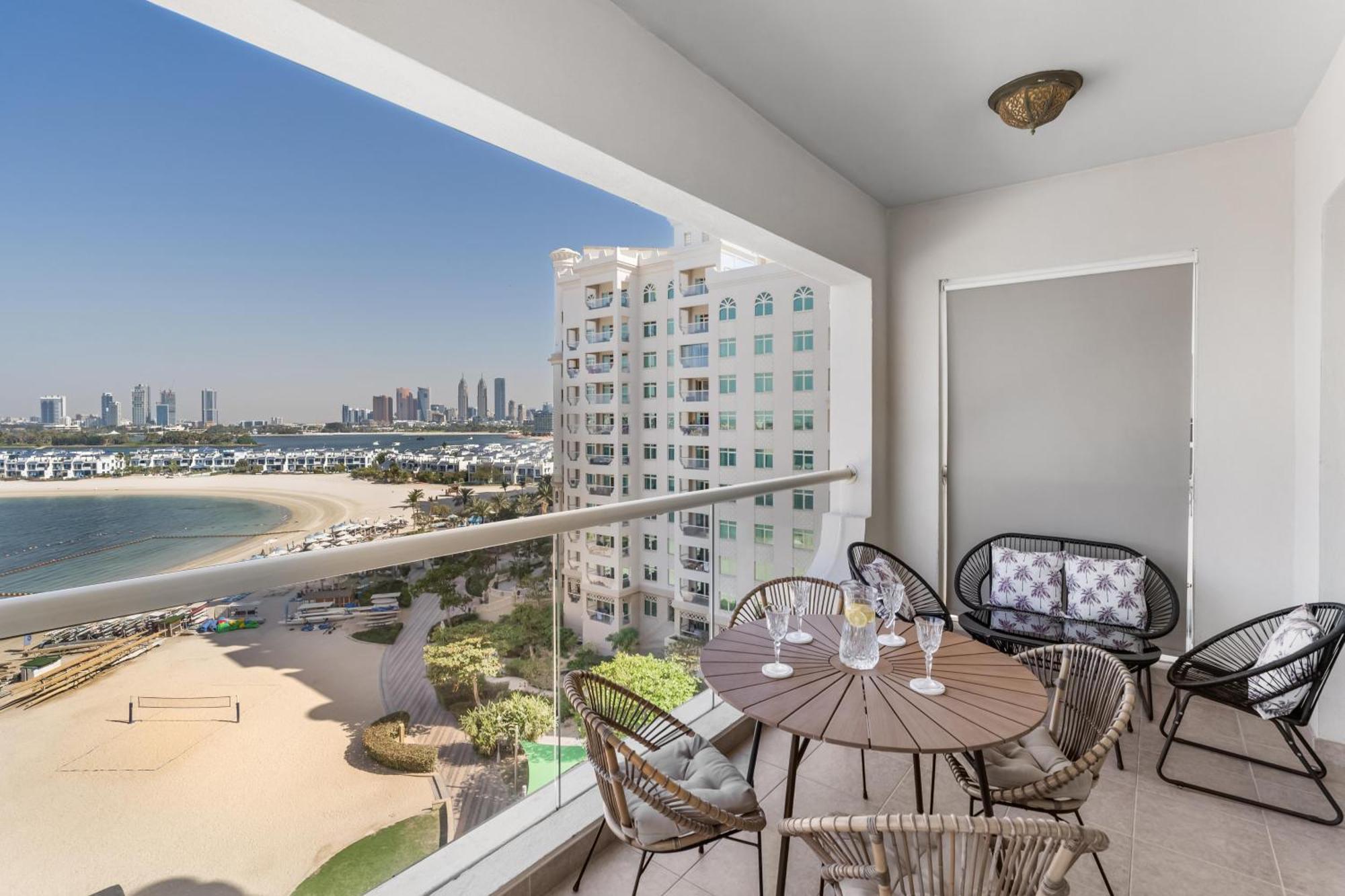 Private Beach 2 Bedroom Apartment With Panoramic Sea View And Pool Palm Jumeirah *